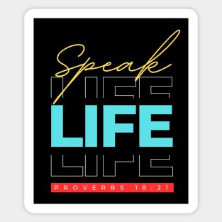 Speak Life | Christian Sticker